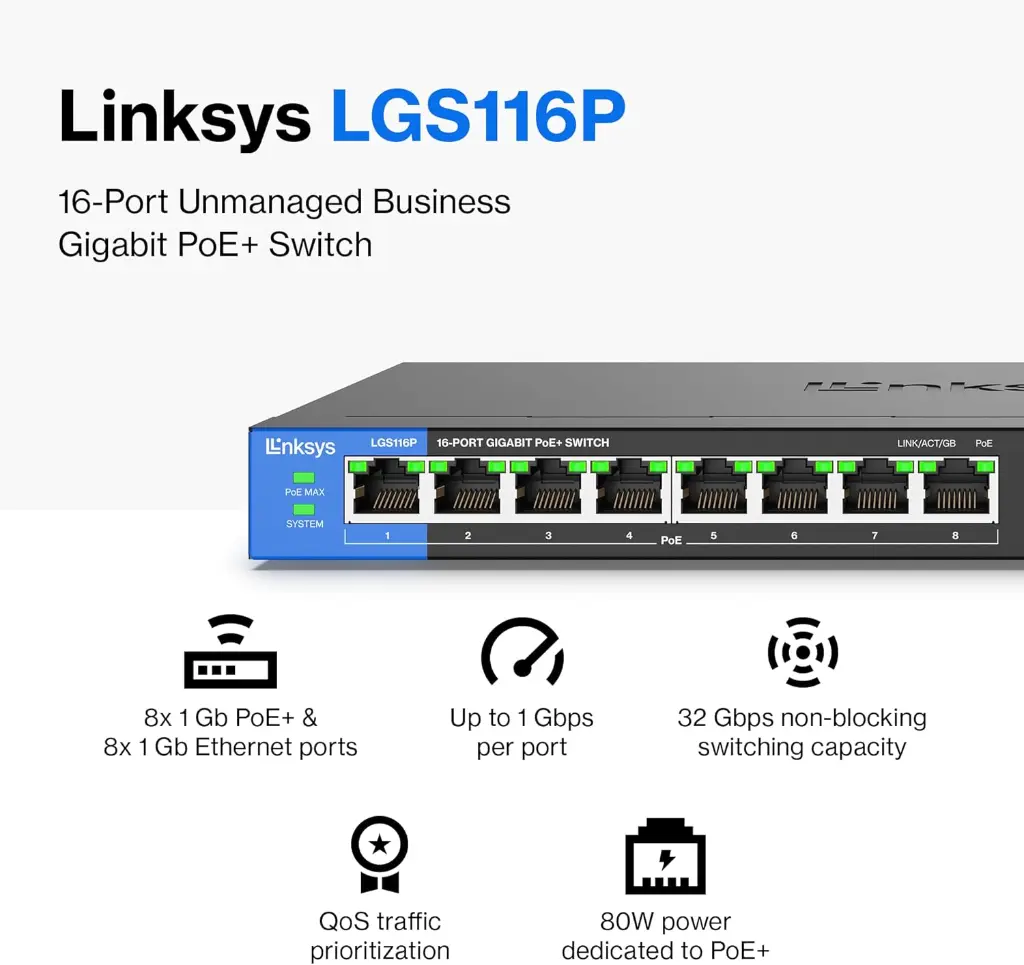 Linksys LGS116P 8POE.webp
