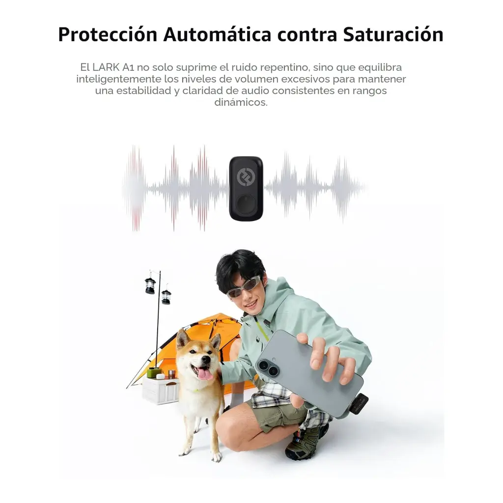 Microfono Inalambrico de Solapa Hollyland Lark A1 (2Tx+1Rx) 2.0.webp