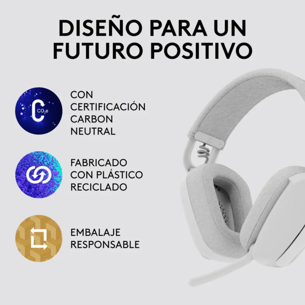 Audifono CMic Bluetooth Logitech ZONE Vibe 100 981-001218 2.0 (7).webp