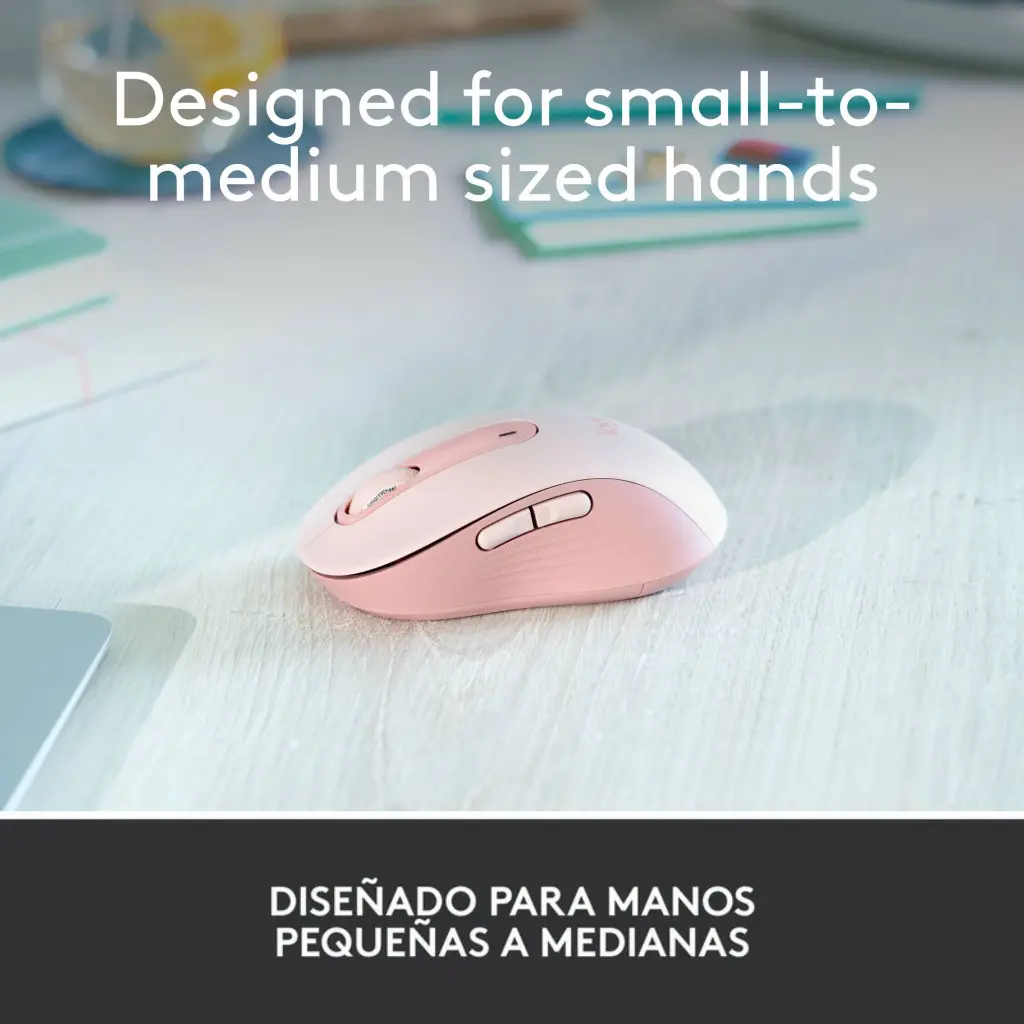 Mouse Inlambrico-Bluetooth Logitech Signature M650 Rosado (910-006251) 2.0 (8).webp