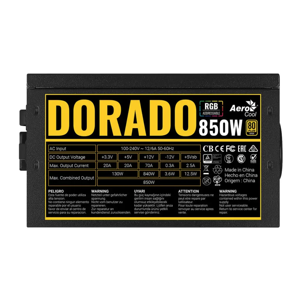Fuente de Poder 850W AeroCool Dorado ARGB ACPG-DO85FUC.11 2.0 (9).webp