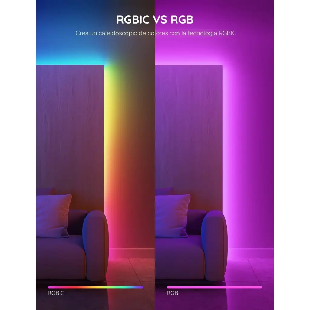 Cable de Luces LED Govee Strip Light S 5M Wi-FiBluetooth RGBICW H612A 2.0 (1).webp