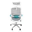 Silla para Oficina Semi Ejecutiva A-202 AzulGris 2.0 (2).webp