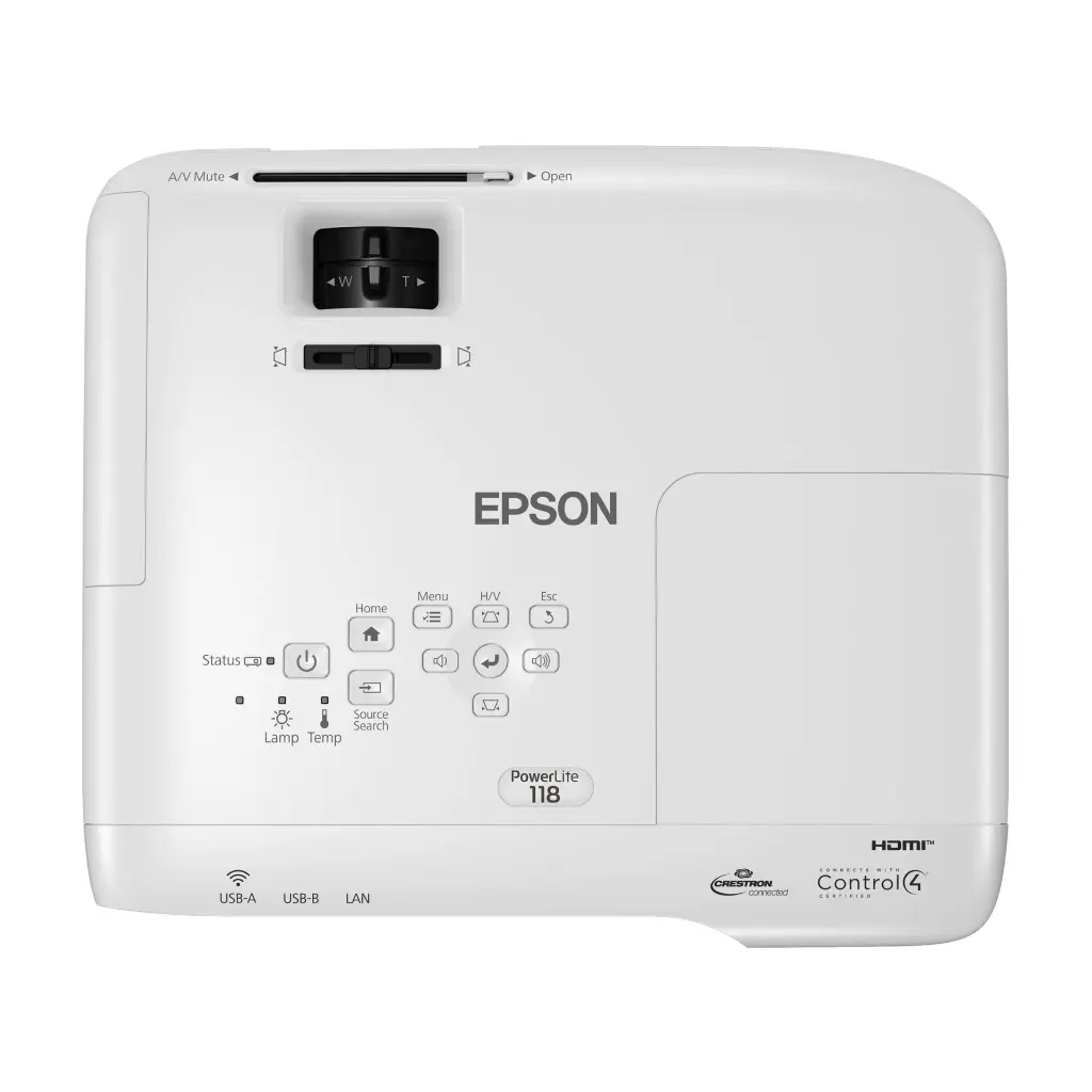 Proyector Epson PowerLite 118 3800 Lumenes V11HA03020 2.0 (5).webp