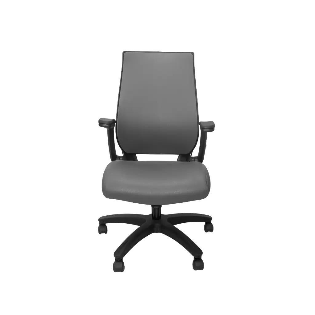 Silla para Oficina Semi Ejecutiva Bruno LB-8809F Gris 2.webp