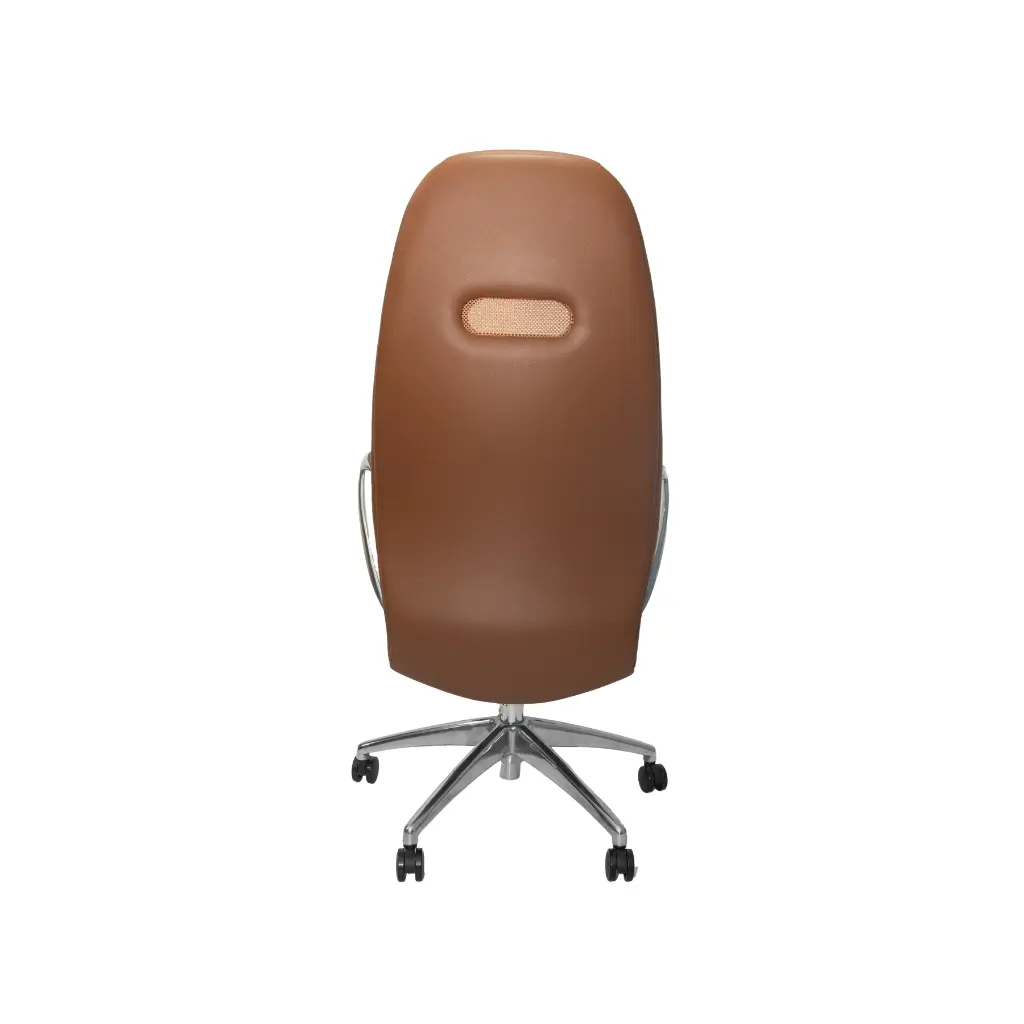 Silla Ejecutiva Cuero 1612A Cafe 3.webp