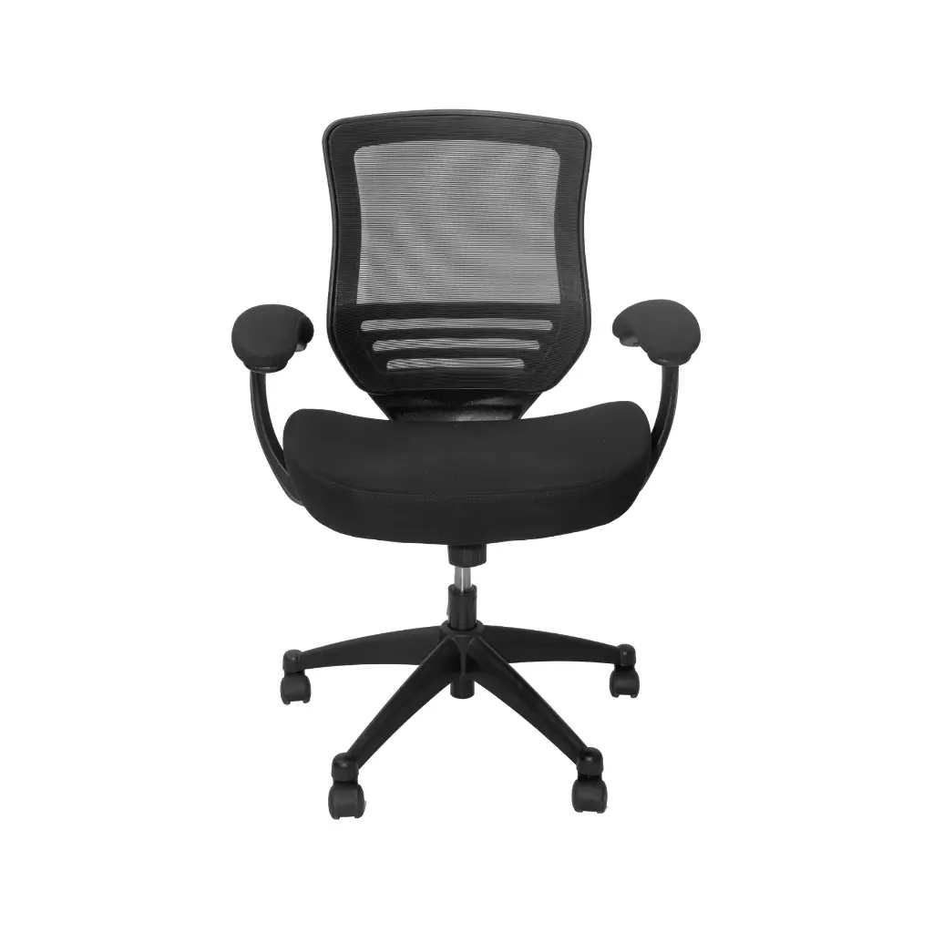 Silla para Oficina Semi Ejecutiva Bruno LB-8810-1 Negro 2.webp