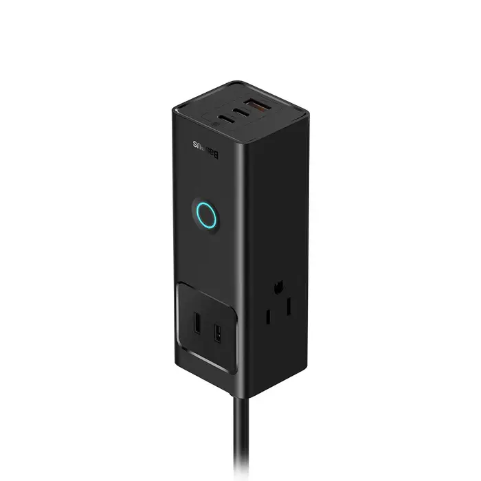 Baseus PowerCombo Digital 3AC + 1USB +2 USB-C 20W PSLA030301 4.webp
