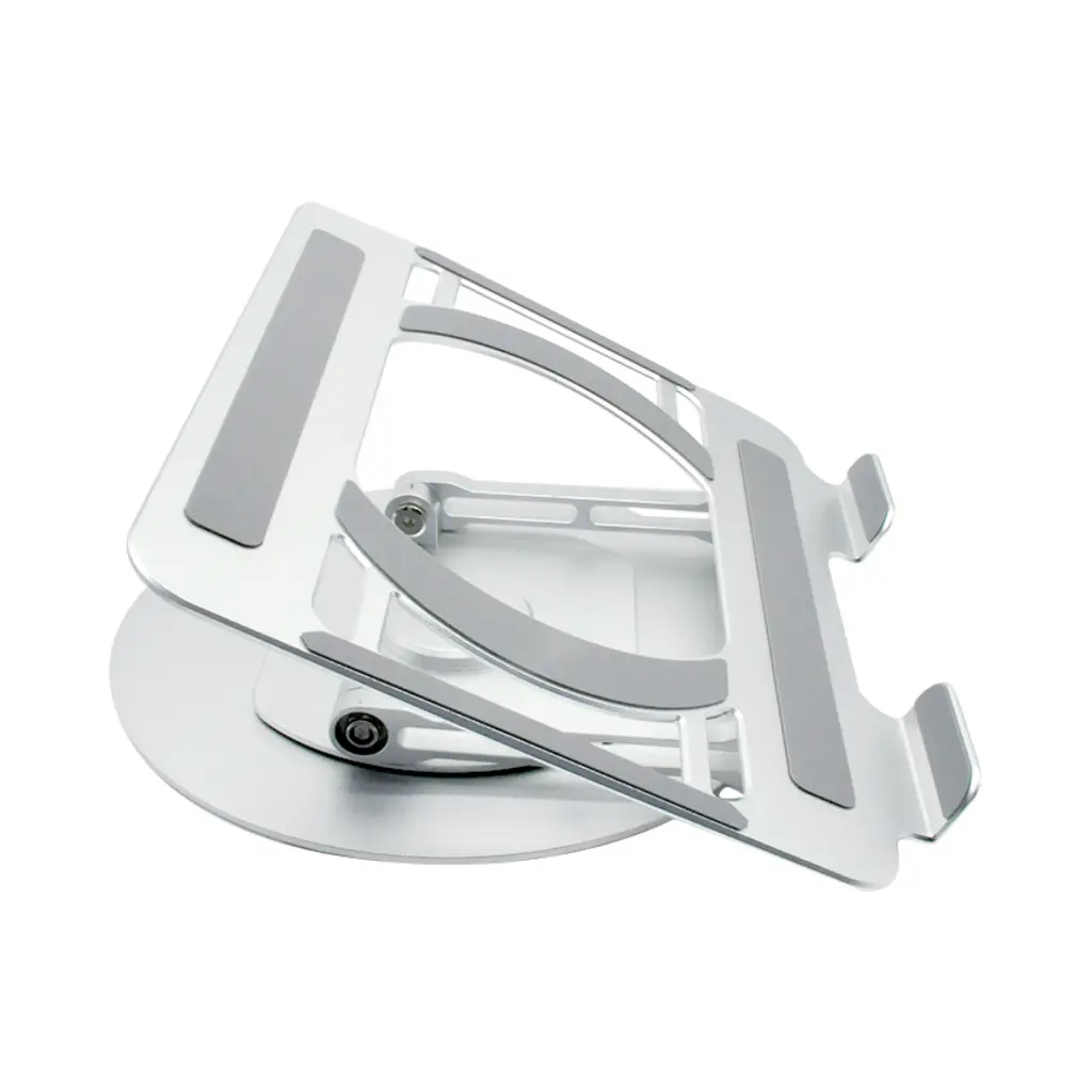 Stand para Computadora Aluminio Rotacion 360 Silver 2.0 (2).webp