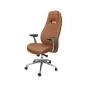 Silla Ejecutiva Cuero 1612A Cafe 1.webp