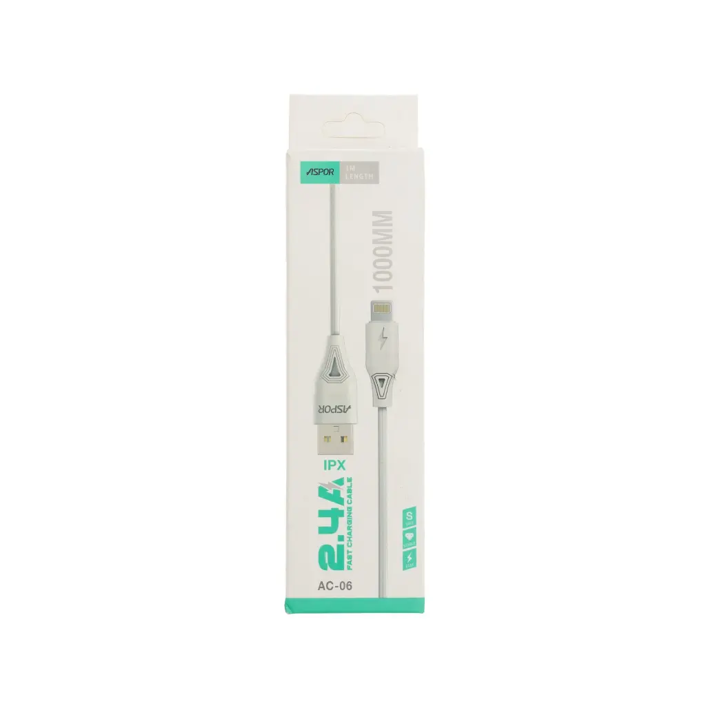 Cable USB a Lightning Aspor AC-06 2.0 (1).webp