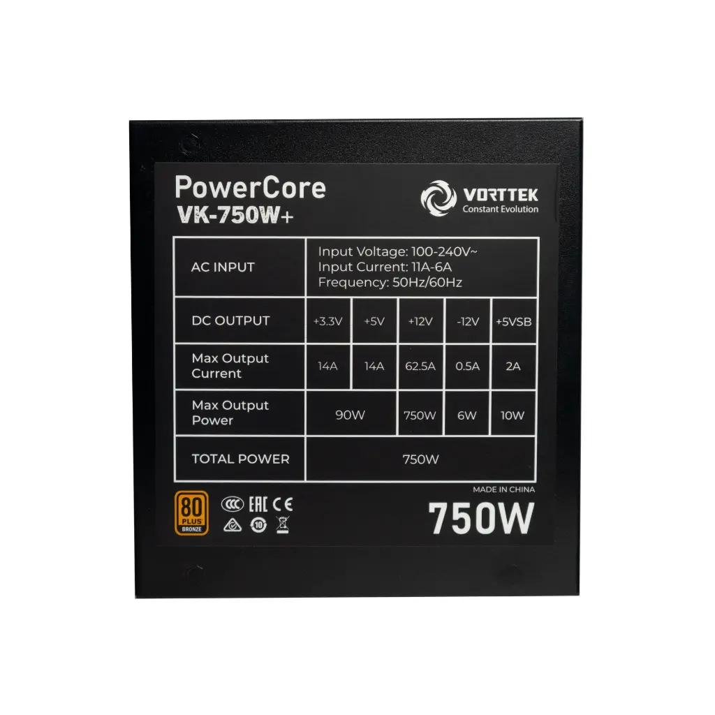 Fuente de Poder 750W Vorttek VK-750W 2.0 (3).webp