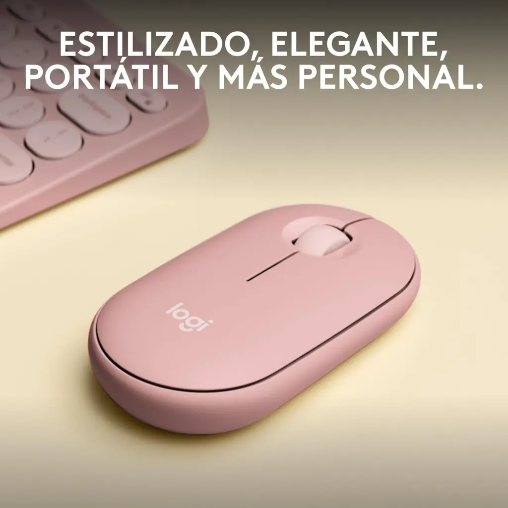 Logitech PEBBLE M350S Rosado 910-007048 2.0 (8).webp