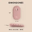 Logitech PEBBLE M350S Rosado 910-007048 2.0 (6).webp