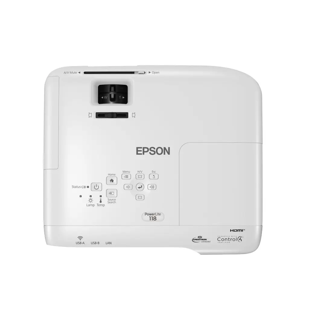 Proyector Epson Powerlite 119W WXGA 4000 Lumenes 2.0 (5).webp