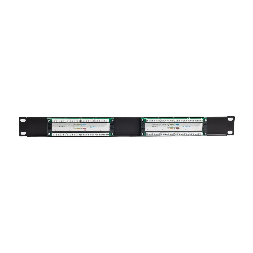 Patch Panel de 16 Puertos Cat6 Vorttek VK-PP6001 2.0 (1).webp