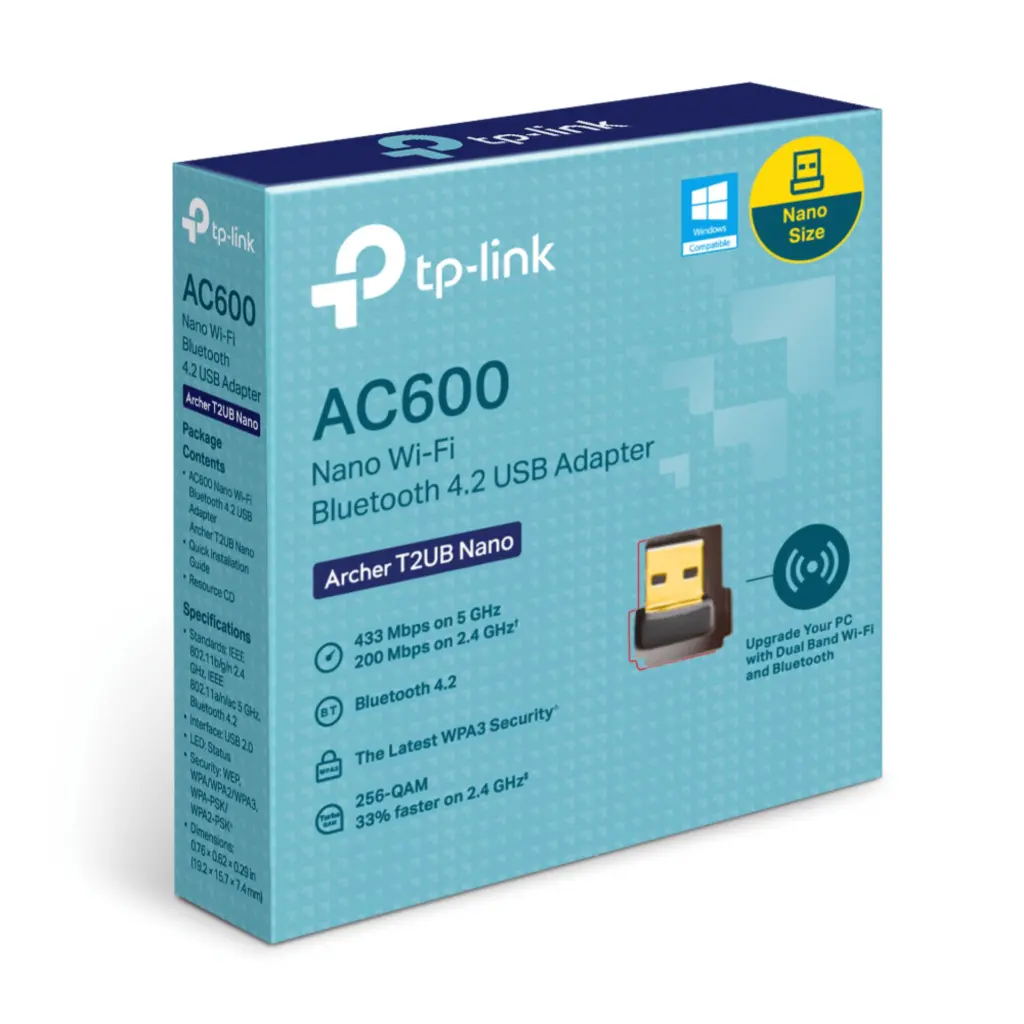 tarjeta de Red USB TPLINK Archer T2UB Nano 2.0 (2).webp