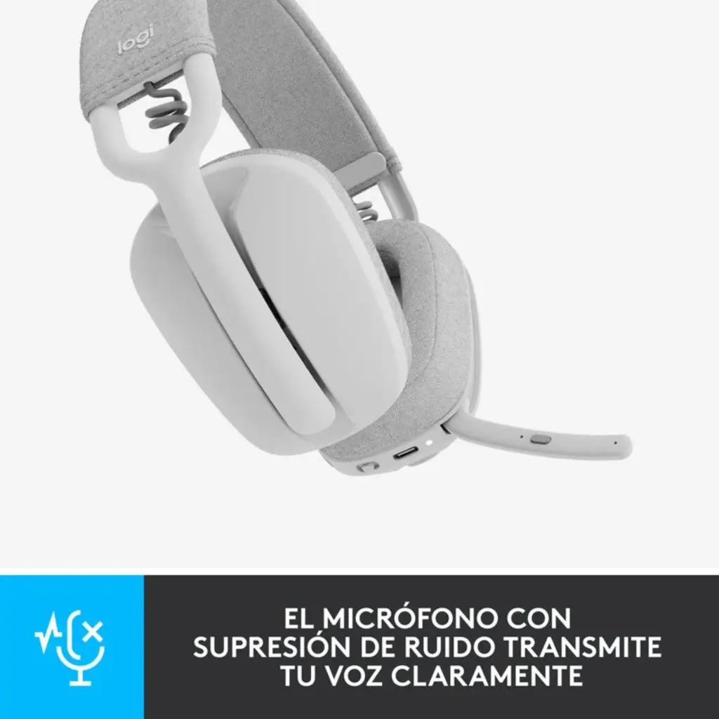 Audifono CMic Bluetooth Logitech ZONE Vibe 100 981-001218 2.0 (1).webp