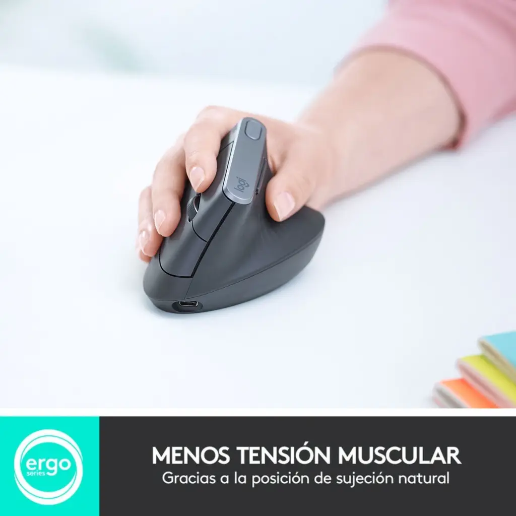 Mouse Logitech Ergo MX Vertical Negro (910-005449) 2.0 (9).webp