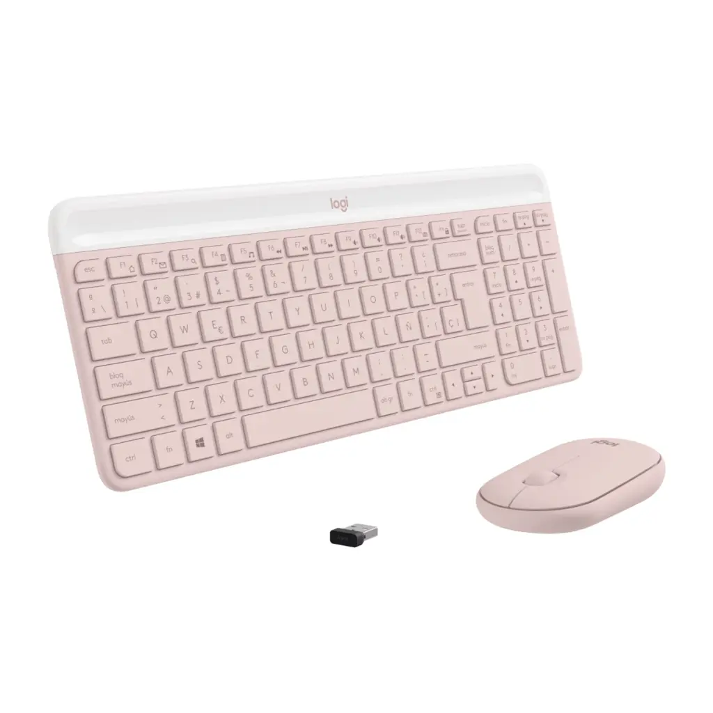 Kit teclado y Mouse Inalambrico Logitech MK470 Rosado 920-011312 2.0.webp