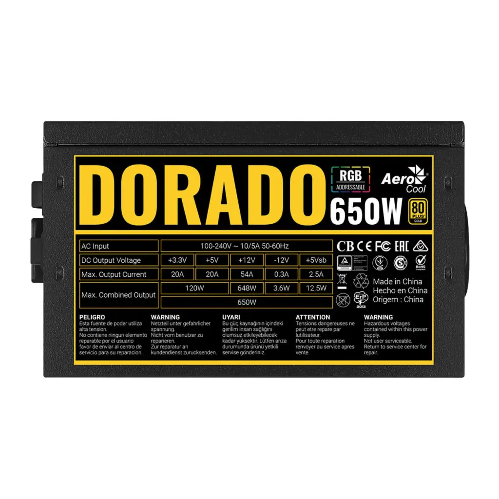 Fuente de Poder 650W AeroCool Dorado ARGB ACPG-DO65FUC.11 2.0.webp