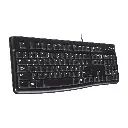 Teclado USB Logitech K120 ESN Negro 920-004422 2.0 (8).webp