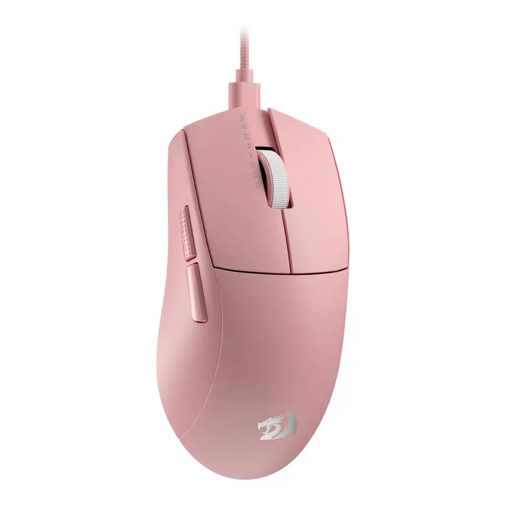 Mouse USB Redragon K1NG 1K Rosado  USB-C a USB-A 12,400DPI M724P 2.0 (13).webp