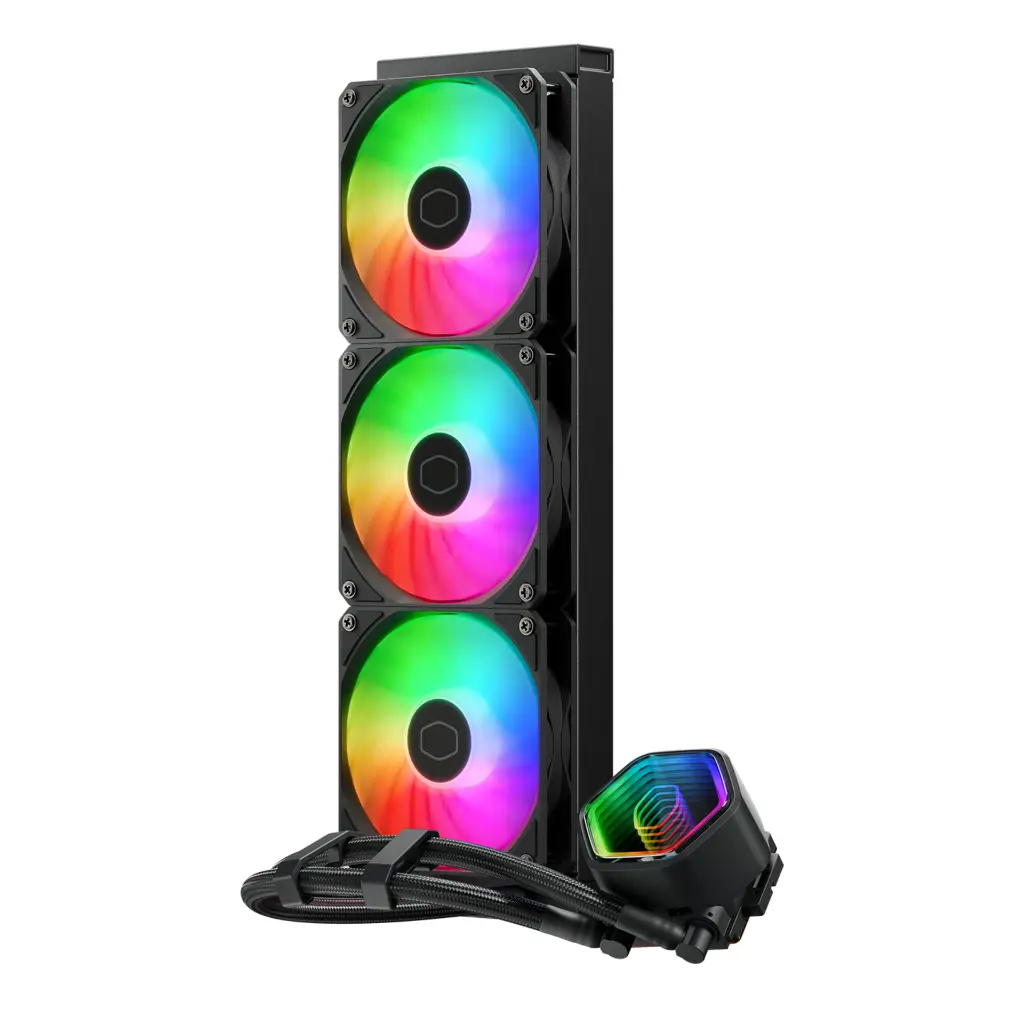 Sistema de Enfriamiento Líquido ARGB Cooler Master MasterLiquid 360 Core II  360mm LGA1851 AM4AM5 Negro MLW-D36M-A18PA-R1 2.0.webp