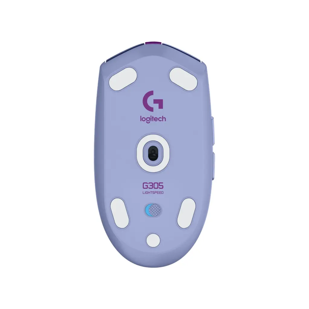 Mouse Gamer Logitech G305 Azul, Blanco, Lila, Menta 2.0 (10).webp
