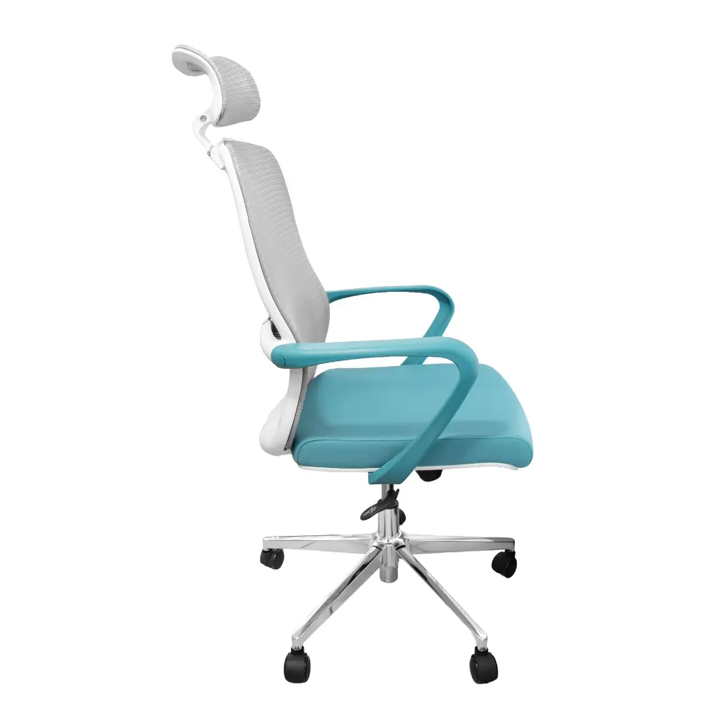 Silla para Oficina Semi Ejecutiva A-202 AzulGris 2.0 (1).webp