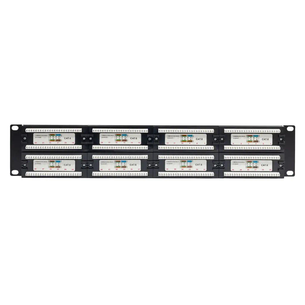 Patch Panel de 48 Puertos Cat6 Vorttek VK-PP6003 2.0 (3).webp