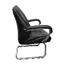 Silla de Espera Ejecutiva Cuero AM188C Negra 2.0 (1).webp
