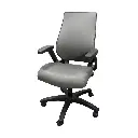 Silla para Oficina Semi Ejecutiva Bruno LB-8809F Gris 2.0 (2).webp