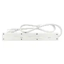 Regleta y Supresor de Picos Vorttek VK-SP6S001 6 Tomas + 2 USB + 1 USB-C  2.0 (1).webp