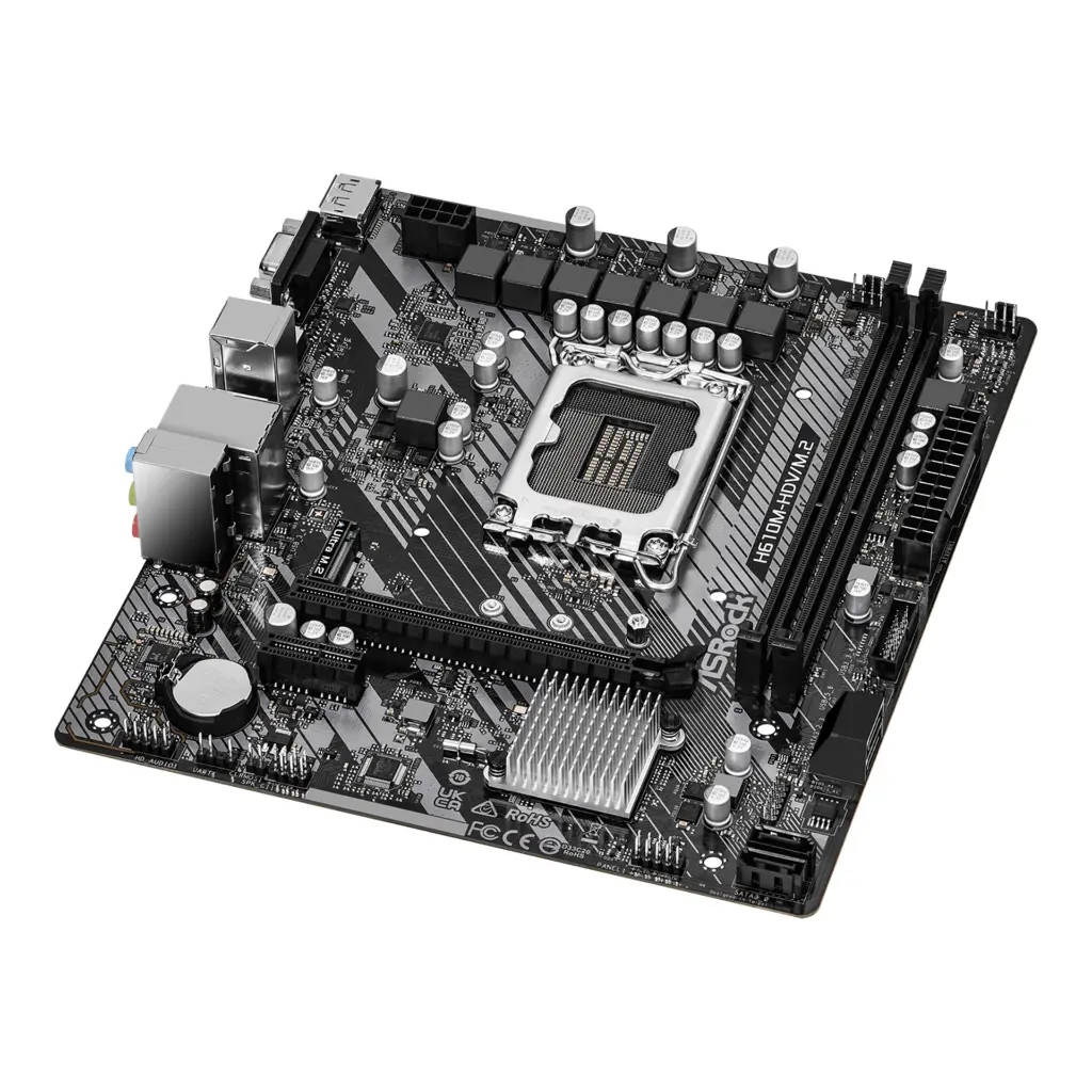 Tarjeta Madre Asrock H610M-HDVM.2 R2.0 DDR4 2.0 (2).webp