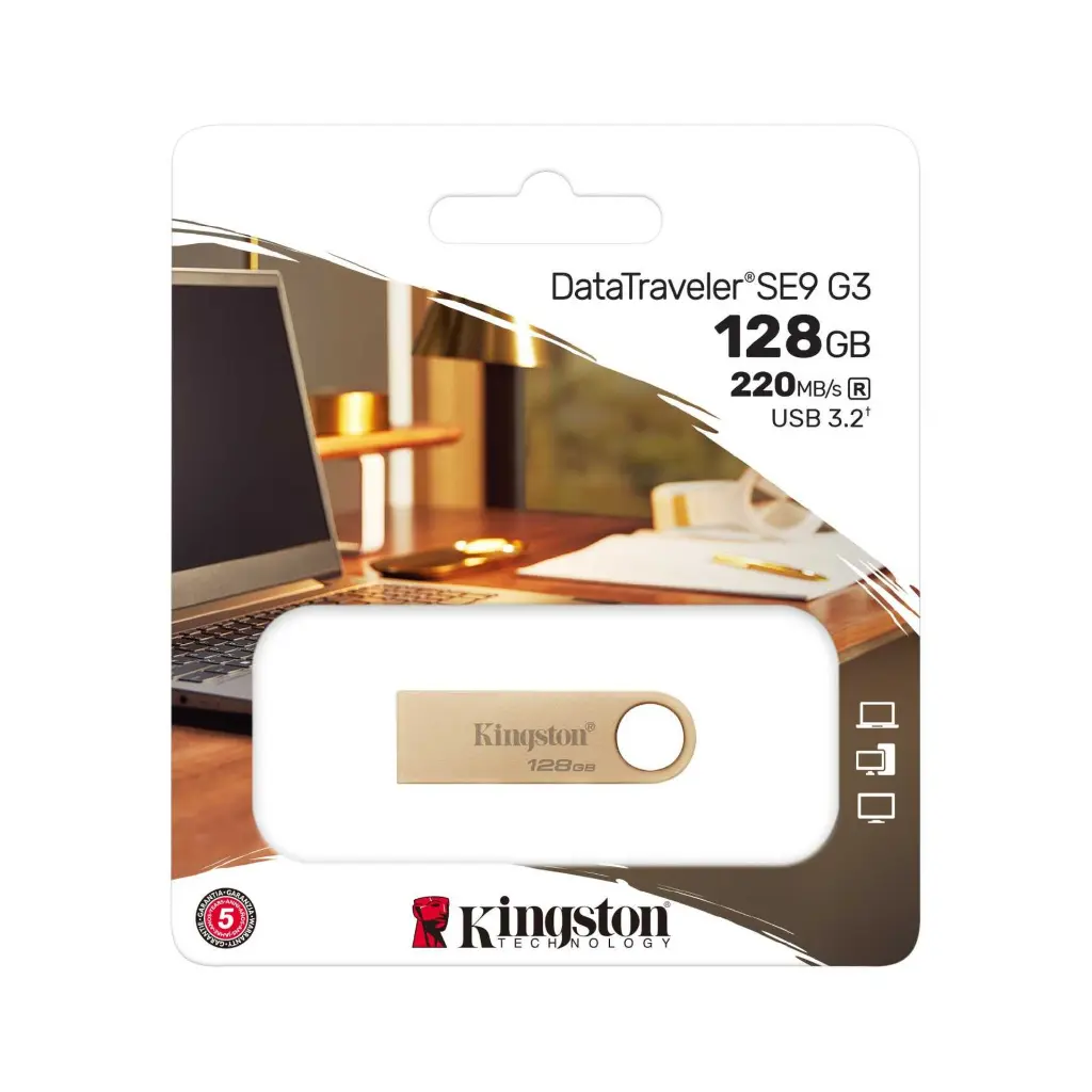 Memoria USB-A 128GB Kingston DataTavel Dorado DTSE9G3128GB 2.0 (2).webp