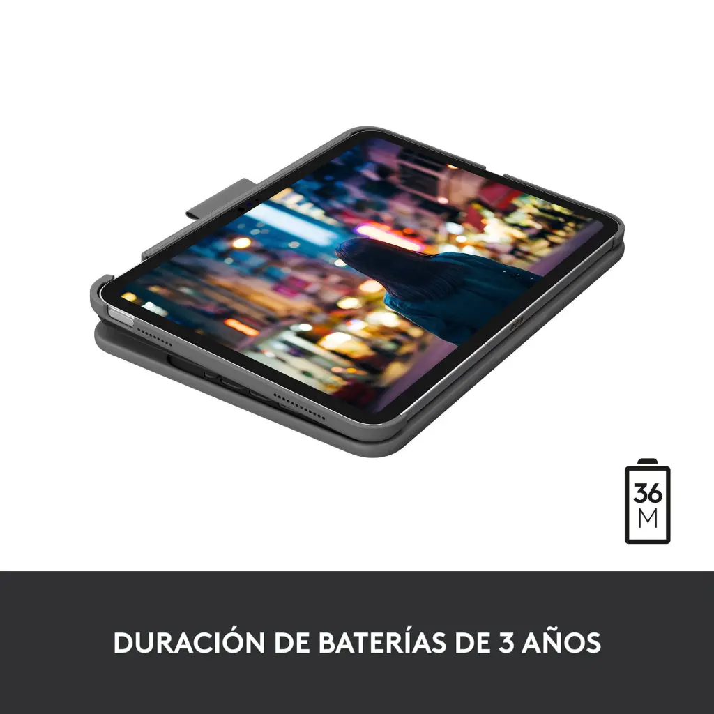 Funda con teclado Logitech Slim Folio Ipad 920-011368 2.0.webp
