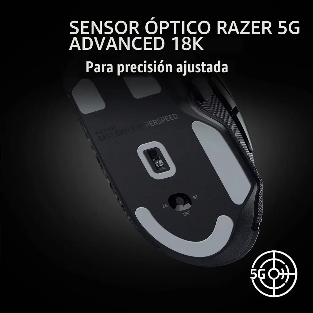 Mouse Inalambrico gamer razer Basilisk V3 X Hyperspeed RZ01-04870100-R3U1 2.0 (5).webp