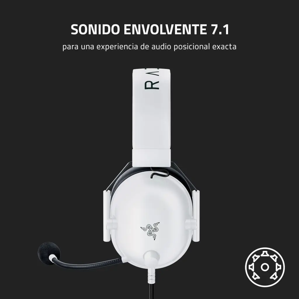 Audifono Razer BlackShark V2 X Blanco RZ04-03240700-R3U1 2.0 (4).webp