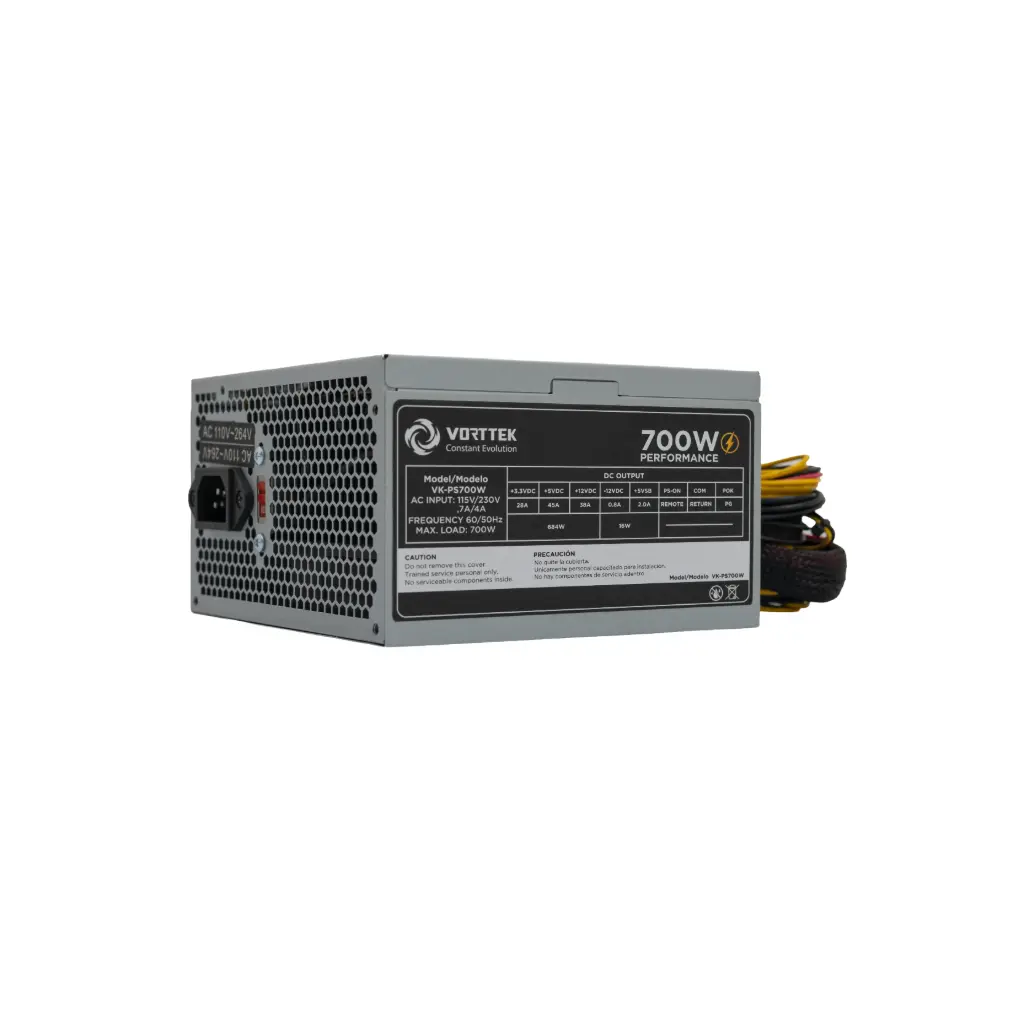 Fuente de Poder 700W Vorttek VK-PS700W