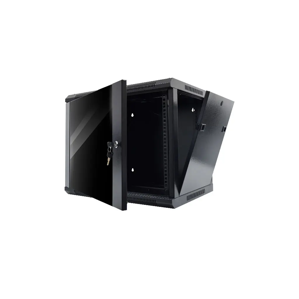 Gabinete de Red 9U 600x450mm No Abatible Sin Ventiladora LIQUIDACIÓN 