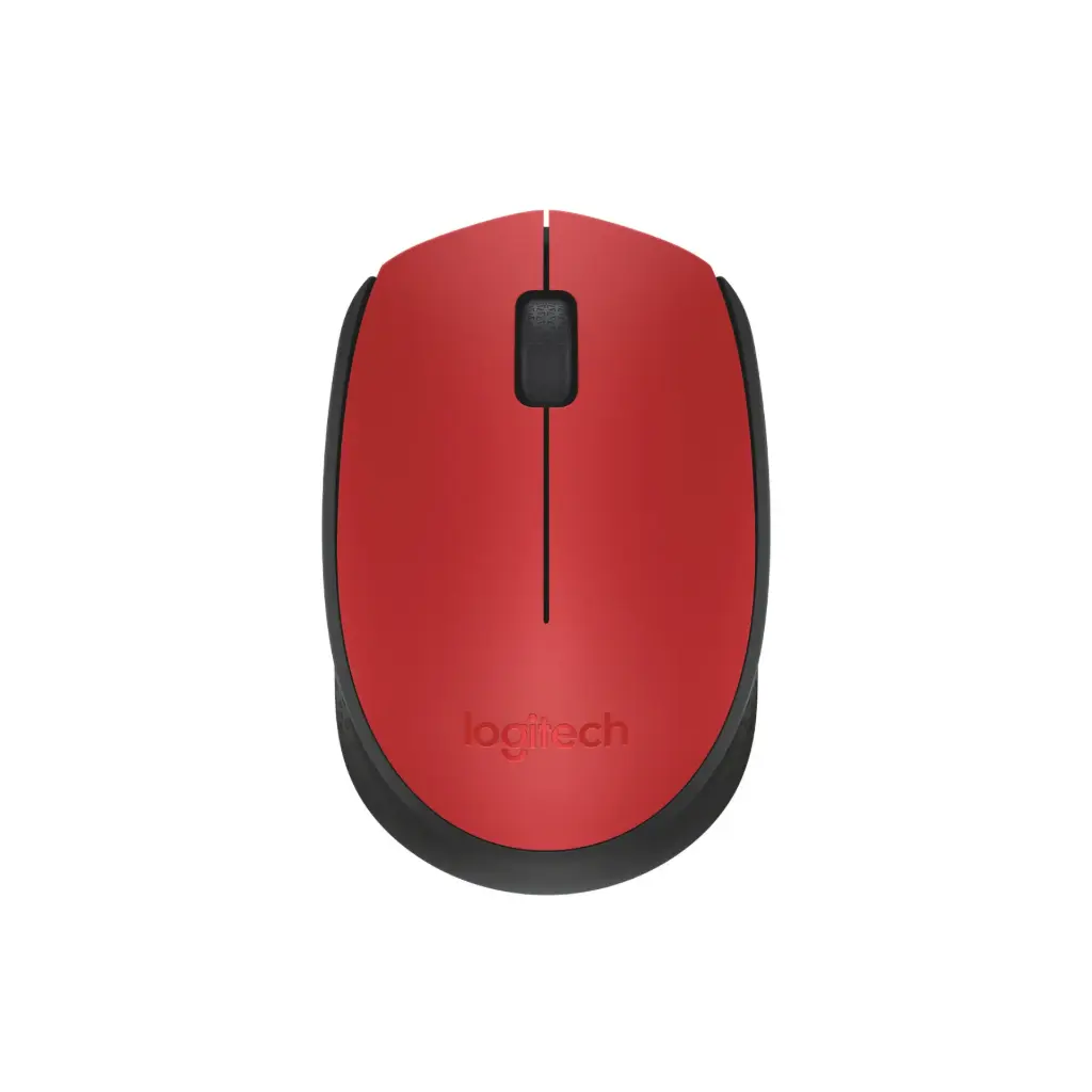 Mouse Inalambrico Logitech M170 Negro/Rojo 910-004941