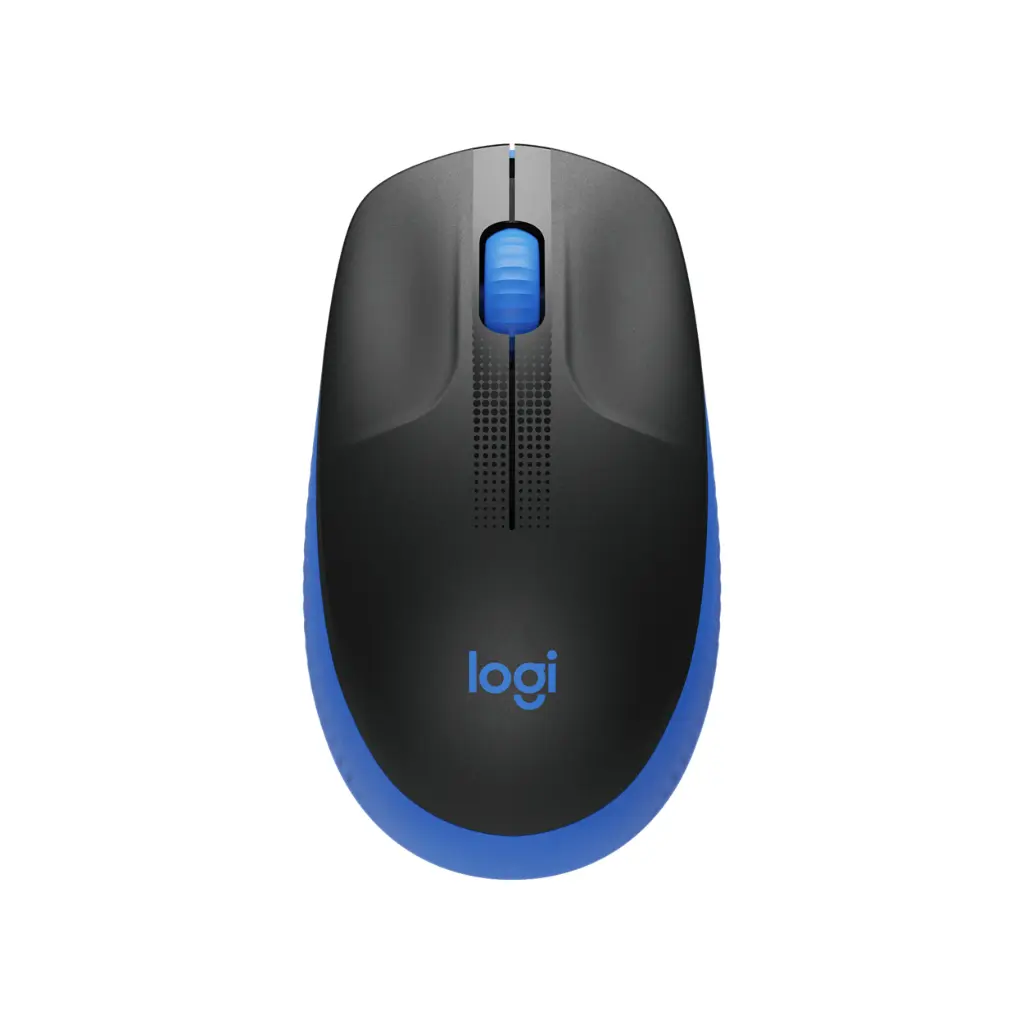 Mouse Inalambrico Logitech M190 Azul/Negro 910-005903