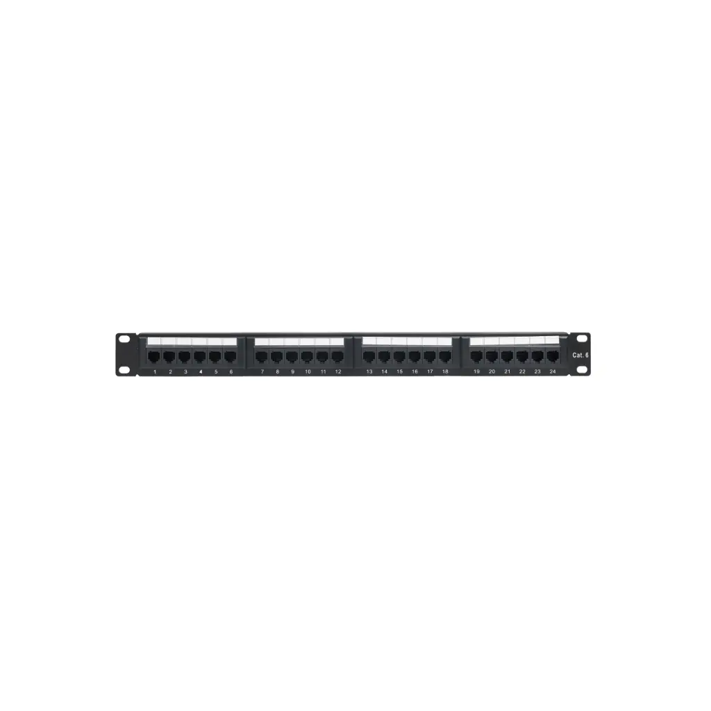 Patch Panel de 24 Puertos Cat6 Vorttek VK-PP6002