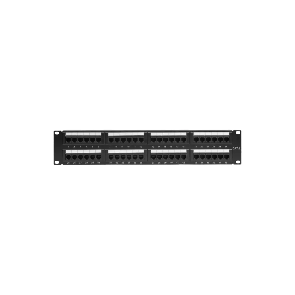 Patch Panel de 48 Puertos Cat6 Vorttek VK-PP6003