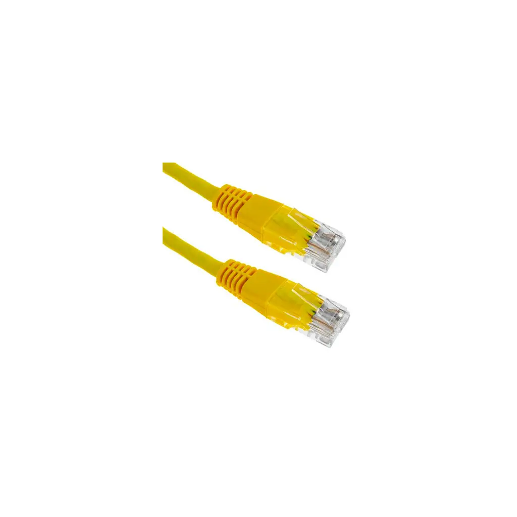 Patch Cord de 0.3Metros Cat5e Amarillo Mindpure LX10605