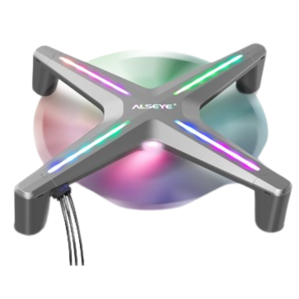 Ventiladora Case 120mm ALSEYE X12 Gris RGB