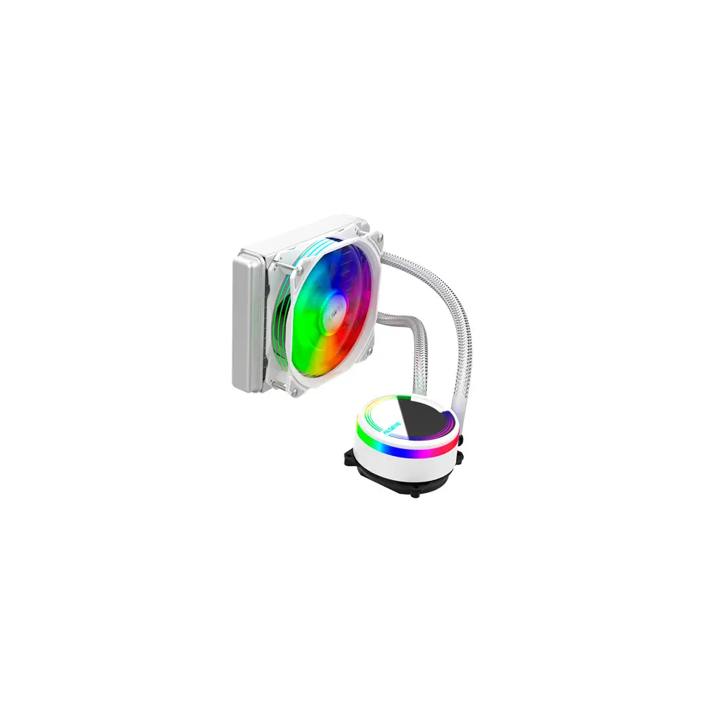 Sistema de Enfriamiento Liquido PC ALSEYE M120 1Fan RGB Blanco
