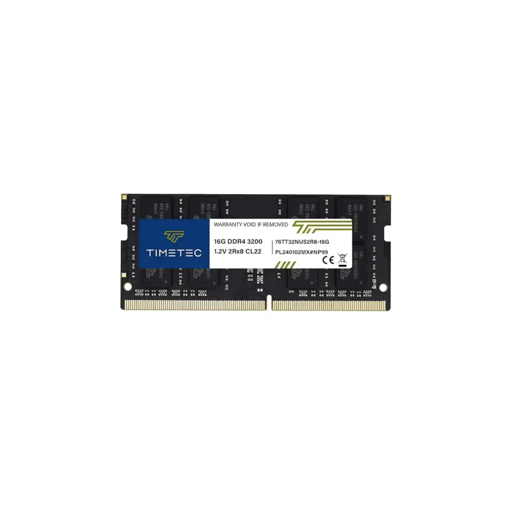 SODIMM 16GB DDR4 3200Mhz. Timetec 76TT32NUS2R8-16G