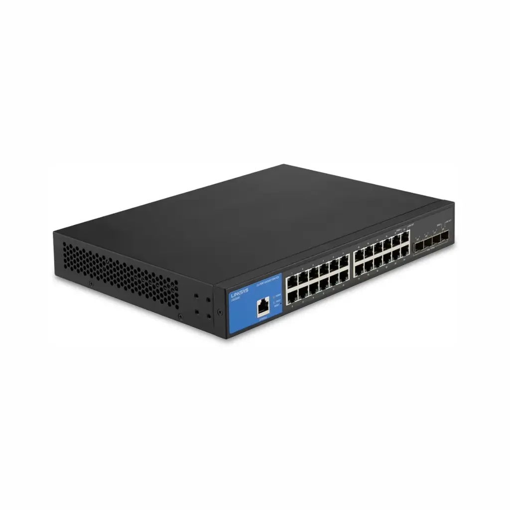 Switch de 24 Puertos Linksys LGS328C Gigabit Rackeable SFP